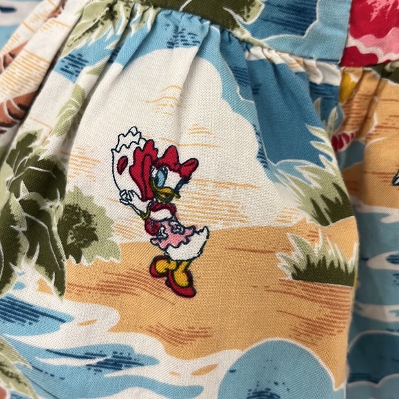 Disney Baby Girl Fit and Flare Dress Pluto Goofy Donald Daisy Mickey Mini 6-9mo - Picture 8 of 14